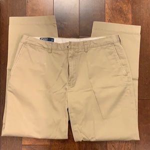 Polo by Ralph Lauren size 38x32 khaki pants